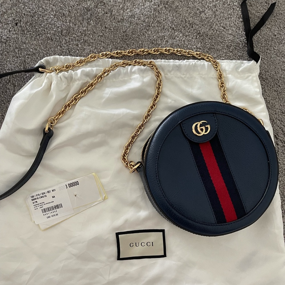 Gucci ophidia round camera crossbody bag